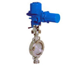 D973H对夹式硬密封电动蝶阀