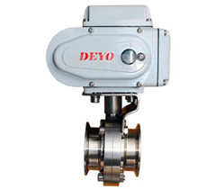 D981X卫生级快接电动蝶阀